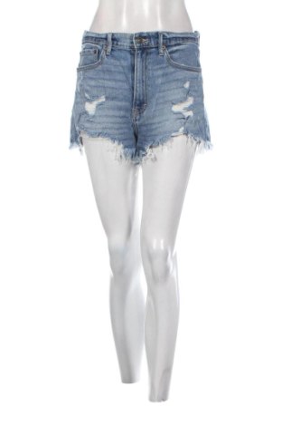 Pantaloni scurți de femei Abercrombie & Fitch, Mărime M, Culoare Albastru, Preț 91,00 Lei