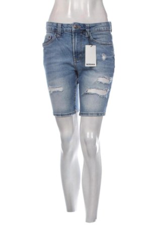 Дамски къс панталон Bershka, Размер M, Цвят Син, Цена 16,36 €