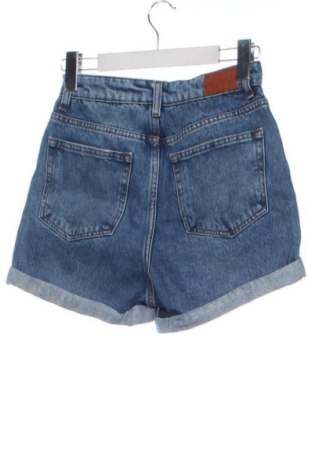 Pantaloni scurți de femei Bershka, Mărime XS, Culoare Albastru, Preț 41,71 Lei