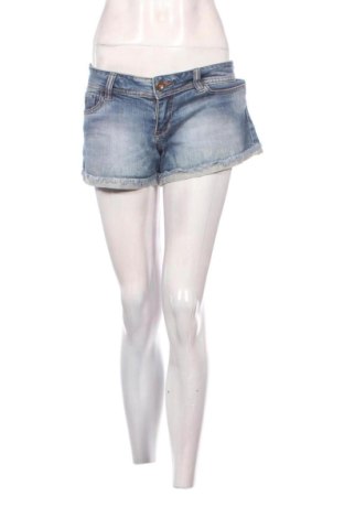 Γυναικείο κοντό παντελόνι Pull&Bear, Μέγεθος M, Χρώμα Μπλέ, Τιμή 7,67 €