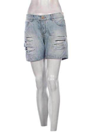 Pantaloni scurți de femei Pull&Bear, Mărime M, Culoare Albastru, Preț 43,78 Lei