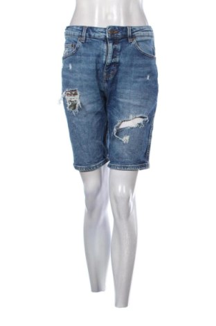 Damskie szorty Pull&Bear, Rozmiar L, Kolor Niebieski, Cena 53,58 zł