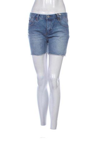 Pantaloni scurți de femei Pull&Bear, Mărime M, Culoare Albastru, Preț 98,99 Lei