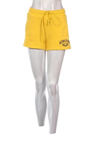 Pantaloni scurți de femei Retro Jeans, Mărime S, Culoare Galben, Preț 91,00 Lei