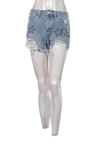 Pantaloni scurți de femei Romwe, Mărime S, Culoare Albastru, Preț 52,13 Lei