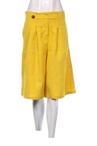 Pantaloni scurți de femei Unbranded, Mărime L, Culoare Galben, Preț 51,00 Lei