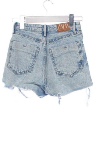 Pantaloni scurți de femei Zara, Mărime XXS, Culoare Albastru, Preț 52,13 Lei