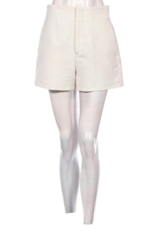 Pantaloni scurți de femei Zara, Mărime S, Culoare Alb, Preț 52,13 Lei