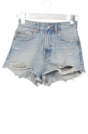 Pantaloni scurți de femei Zara, Mărime XXS, Culoare Albastru, Preț 41,71 Lei