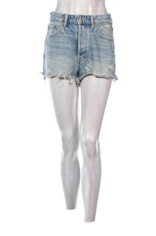 Pantaloni scurți de femei Zara, Mărime S, Culoare Albastru, Preț 43,00 Lei