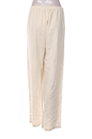 Pantaloni de femei Bershka, Mărime M, Culoare Ecru, Preț 73,99 Lei