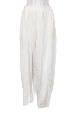 Pantaloni de femei Bershka, Mărime XL, Culoare Alb, Preț 145,99 Lei