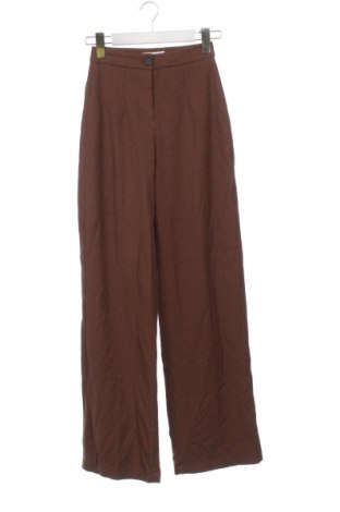 Pantaloni de femei Bershka, Mărime XXS, Culoare Maro, Preț 91,99 Lei