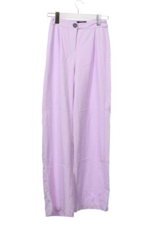 Γυναικείο παντελόνι Bershka, Μέγεθος XXS, Χρώμα Βιολετί, Τιμή 15,00 €