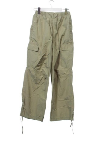 Damskie spodnie Bershka, Rozmiar XXS, Kolor Zielony, Cena 80,38 zł