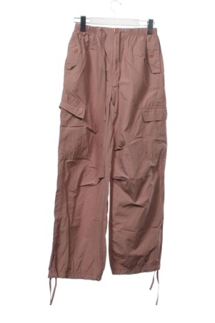 Damskie spodnie Bershka, Rozmiar XS, Kolor Beżowy, Cena 80,38 zł