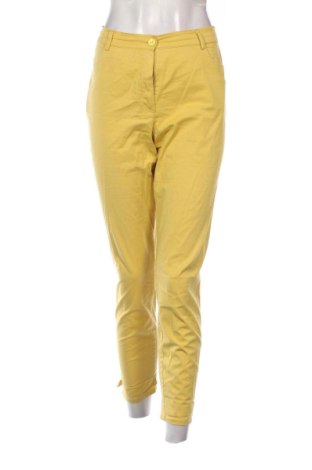 Pantaloni de femei Carla Ferroni, Mărime XL, Culoare Galben, Preț 109,48 Lei