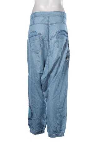 Damskie spodnie Desigual, Rozmiar L, Kolor Niebieski, Cena 171,47 zł