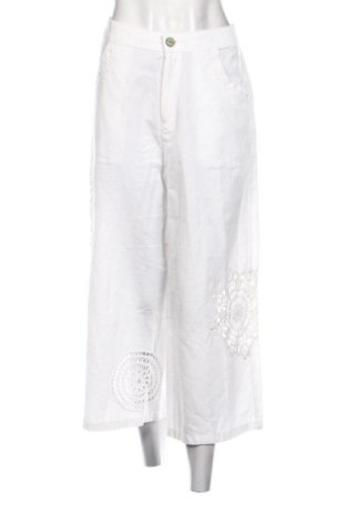 Damenhose Desigual, Größe M, Farbe Weiß, Preis € 93,99