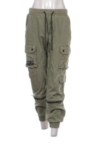 Dámske nohavice Fb Sister, Veľkosť M, Farba Zelená, Cena  15,00 €