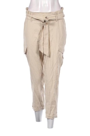 Damskie spodnie H&M, Rozmiar L, Kolor Beżowy, Cena 80,38 zł