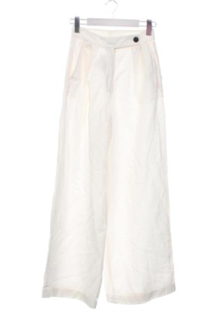 Pantaloni de femei Massimo Dutti, Mărime XS, Culoare Alb, Preț 284,90 Lei