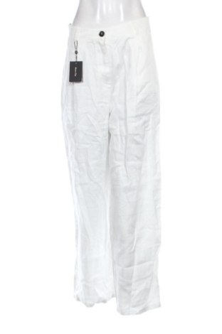 Pantaloni de femei Massimo Dutti, Mărime M, Culoare Alb, Preț 443,99 Lei
