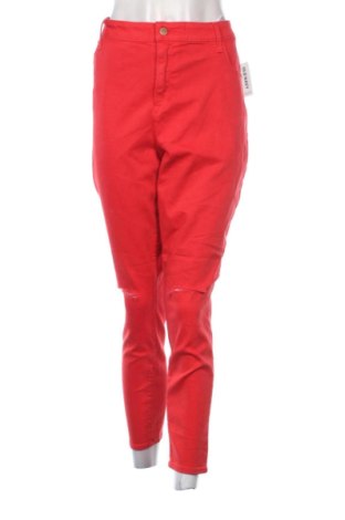 Dámské kalhoty  Old Navy, Velikost 4XL, Barva Červená, Cena  1 429,00 Kč