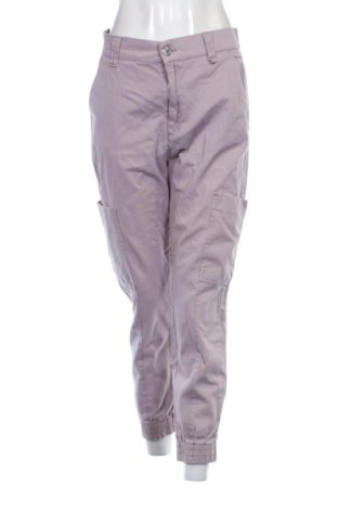 Pantaloni de femei Pull&Bear, Mărime L, Culoare Mov deschis, Preț 77,31 Lei