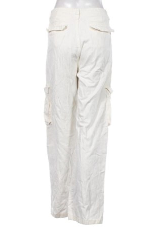 Pantaloni de femei Stradivarius, Mărime L, Culoare Alb, Preț 91,99 Lei