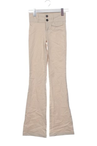 Дамски панталон Stradivarius, Размер XXS, Цвят Бежов, Цена 15,33 €
