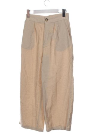 Damskie spodnie Stradivarius, Rozmiar XS, Kolor Beżowy, Cena 78,99 zł