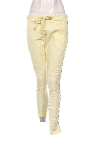 Damskie spodnie Unbranded, Rozmiar M, Kolor Żółty, Cena 78,99 zł