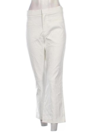 Pantaloni de femei Zara, Mărime XL, Culoare Alb, Preț 78,20 Lei