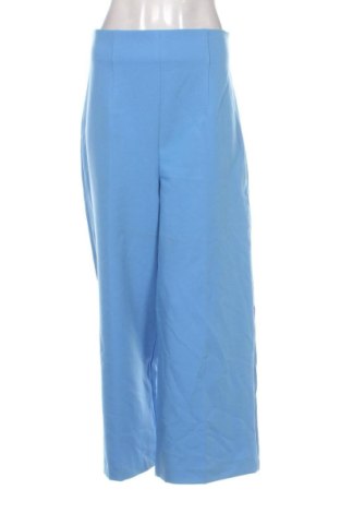 Pantaloni de femei Zara, Mărime L, Culoare Albastru, Preț 85,99 Lei