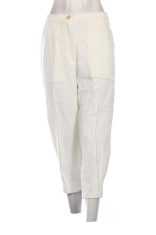 Damskie spodnie Zara, Rozmiar XL, Kolor Biały, Cena 166,11 zł