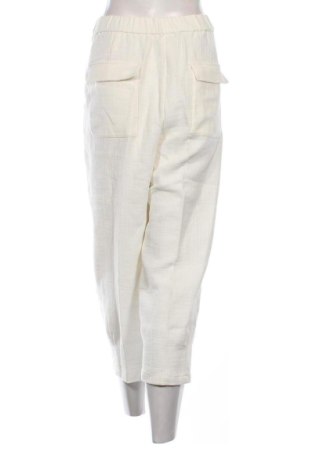 Damskie spodnie Zara, Rozmiar XL, Kolor Biały, Cena 166,11 zł