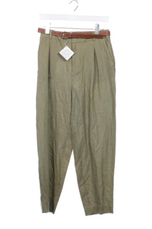 Pantaloni de femei Zara, Mărime XS, Culoare Verde, Preț 165,00 Lei