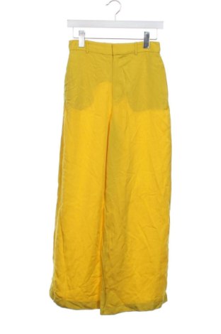 Дамски панталон Zara, Размер XS, Цвят Жълт, Цена 13,81 €