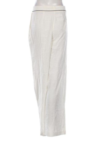 Pantaloni de femei Zara, Mărime L, Culoare Alb, Preț 166,82 Lei
