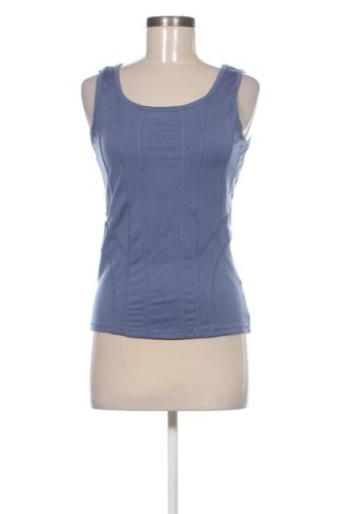 Damska koszulka na ramiączkach Crisca, Rozmiar S, Kolor Niebieski, Cena 37,51 zł