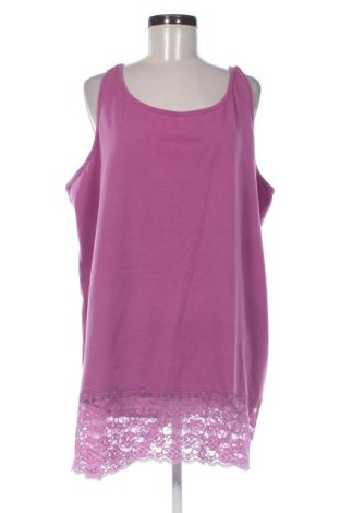 Damska koszulka na ramiączkach Janina, Rozmiar 5XL, Kolor Różowy, Cena 48,23 zł