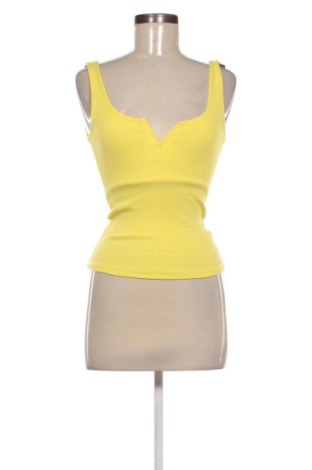 Damska koszulka na ramiączkach Karol, Rozmiar S, Kolor Żółty, Cena 46,25 zł