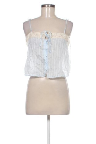 Damska koszulka na ramiączkach Zara, Rozmiar M, Kolor Niebieski, Cena 64,30 zł