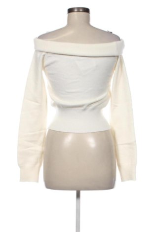 Pulover de femei Bershka, Mărime L, Culoare Ecru, Preț 145,99 Lei