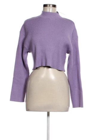 Pulover de femei Bershka, Mărime M, Culoare Mov, Preț 78,20 Lei