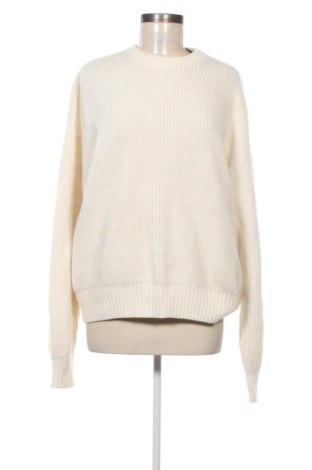 Pulover de femei Bershka, Mărime M, Culoare Ecru, Preț 145,99 Lei