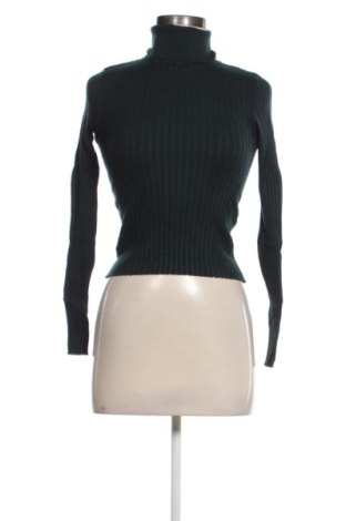 Pulover de femei Bershka, Mărime XS, Culoare Verde, Preț 78,20 Lei