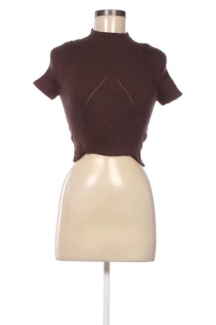 Pulover de femei Bershka, Mărime XS, Culoare Maro, Preț 91,99 Lei