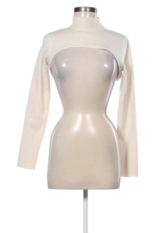 Pulover de femei Bershka, Mărime M, Culoare Ecru, Preț 76,86 Lei